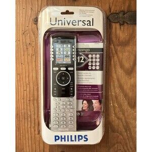 Philips SRU-8112 Universal Remote Control Programable Features w/ Screen